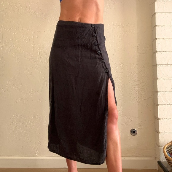 Free People linen skirt - Picture 4 of 8